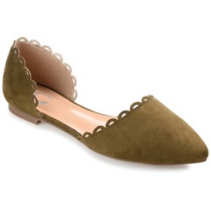 Journee Collection Womens Jezlin Slip On Almond Toe Ballet Flats - 1 of 4