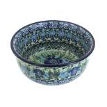Blue Rose Polish Pottery 114 Ceramika Artystyczna Small Bowl