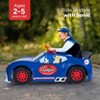 Sonic the Hedgehog 6V Grand Prix Kids Ride on Car Rechargeable Battery, Hood Storage, 1.9mph Speed - Exciting Ride On Toys for Children Ages 3 and Up - 3 of 4