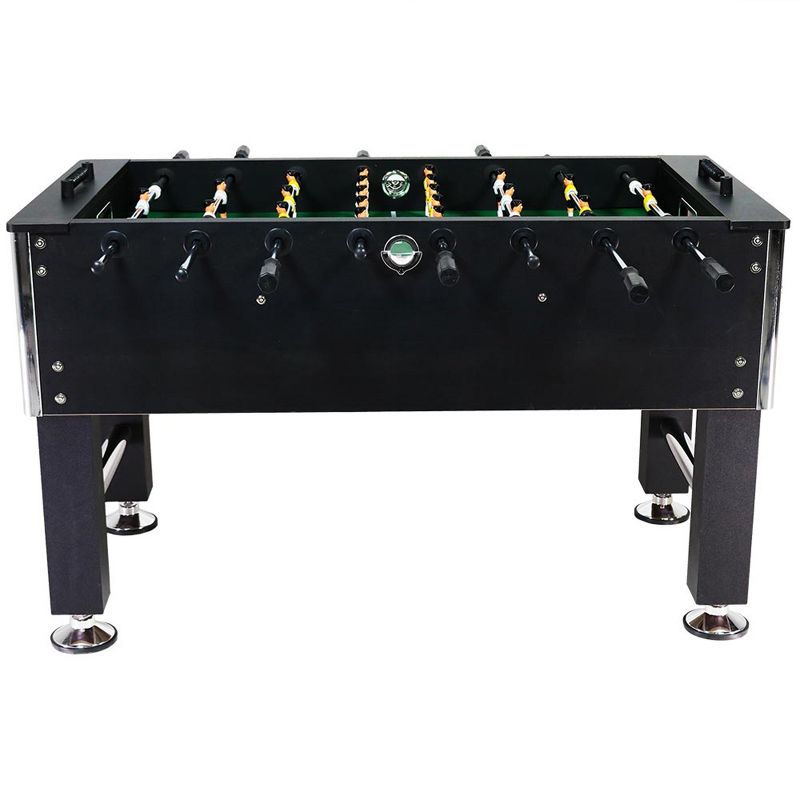 Sunnydaze Indoor Modern Style Foosball Soccer Game Table with Drink Holders and Manual Scorers - 55" - Black, 4 of 15