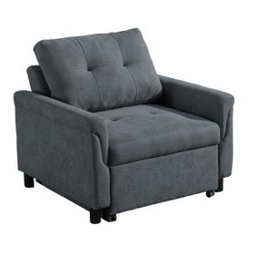 NicBex Soft Accent Chair,Upholstered Living Room Chairs with Tufted Backrest and Pull-Out Footstool,Modern Armchair,Accent Chairs for Living Room - 1 of 4