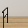 Famapy Wrought Iron Handrail for Outdoor Steps, 1-3 Steps Safety Railing for Garden, Porch, and Pathways - 3 of 4