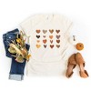 Simply Sage Market Women's Fall Plaid Hearts Short Sleeve Graphic Tee - 2 of 2