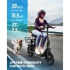 Mastgoal 450W Electric Scooter with Seat for Adults, 12 inch Commuter Electric Scooter with Basket, 280Wh Battery & 21 Mileage - 2 of 4