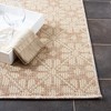 Martha Stewart MSR449 Power Loomed Area Rug - Natural/Beige - 8'9"x11'9" - Safavieh. - 3 of 4