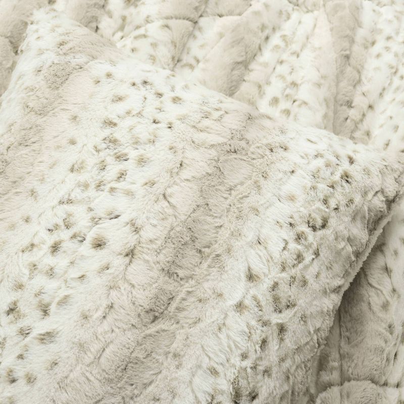 Lush Décor 3pc Leopard Textured Faux Fur Comforter, 5 of 11