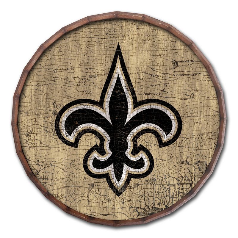 NFL New Orleans Saints 24&#34; Barrel Top, 1 of 4