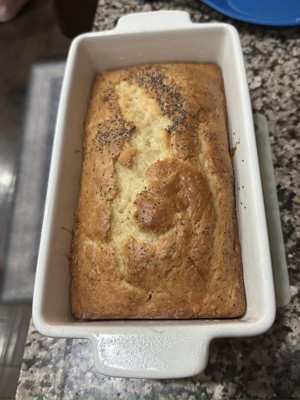 2pc Stoneware Bread Loaf Pan & Lid Cream/Clay - Hearth & Hand™ with Magnolia