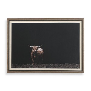Uttermost King Of The Hill Framed Bovine Print - 1 of 4