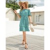 Women's Spring Dress Short Sleeve Off-Shoulder Dress for Women - 4 of 4