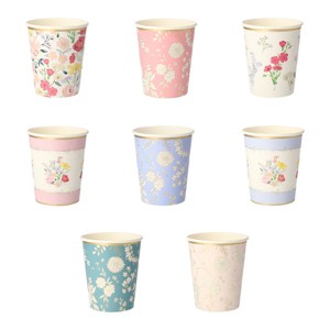 Meri Meri English Garden Party Cups (Pack of 8) - 1 of 4