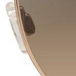bronze lenses with white frame