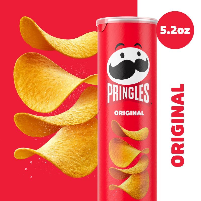 Pringles Original Flavored Potato Crisps Chips - 5.2oz, 4 of 14