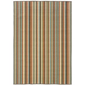 Oriental Weavers Montego 6996C Green/ Blue Indoor/Outdoor Area Rug - 2'5" x 4'5" - 1 of 4