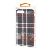 Reiko iPhone 8 Plus Checked Fabric Case in Brown - 4 of 4