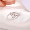 Aurelia Opal Ring for Women by Ginger Lyne Sterling Silver Oval Gemstone Cubic Zirconia - 2 of 4