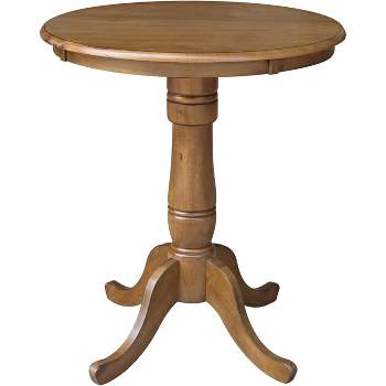 International Concepts 30 inches Round Top Pedestal Table - 34.9 inchesH