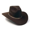 Western Express Felt Finish Western Pinch Front Hat - 2 of 4