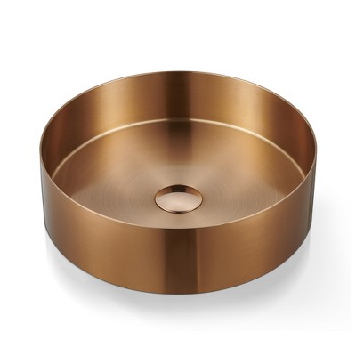 Fortune Candy 14.96'' Length Stainless Steel Circular Bathroom Basin