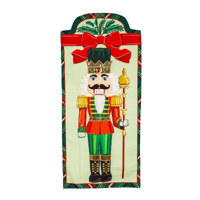 Evergreen Deck the Halls Nutcracker Everlasting Impression  Garden Flag 12 x 18 Inches Indoor Outdoor Decor