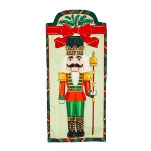 Evergreen Deck the Halls Nutcracker Everlasting Impression  Garden Flag 12 x 18 Inches Indoor Outdoor Decor - 1 of 4