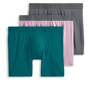 Jockey Men's Active Ultra Soft Modal 6" Boxer Brief - 3 Pack - 1 of 3