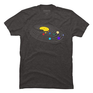 Men's Design By Humans Music Planet By clingcling T-Shirt - 1 of 2