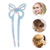Unique Bargains Women's Butterfly Hair Stick Fork Pins 1 Pc - 3 of 4