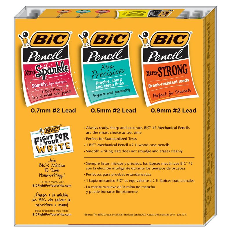 BIC Mechanical #2 Pencil Variety Pack 60ct, 3 of 10