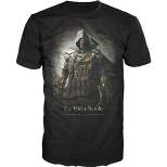 Elder Scrolls Online Archer Character Men's Black Graphic Print T-shirt