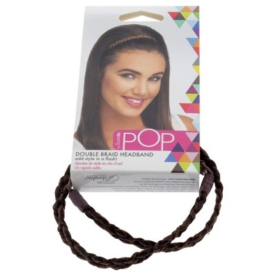 Pop Double Braid Headband - R6 30H Chocolate Copper by Hairdo for Women - 1 Pc Hair Band