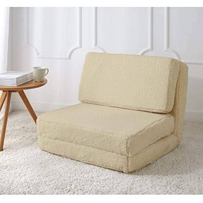 Sherpa Convertible Flip Lounge Chair Taupe - Urban Shop