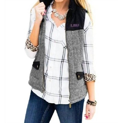Women's LSU Prep For It Vest - Gameday Couture