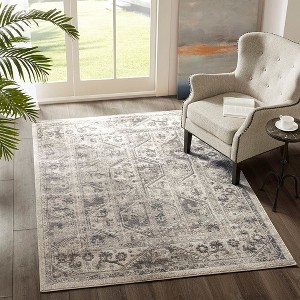 Traditional Vienna Tiles Printed Machine Woven Area Rug, Fade Resistant, High Traffic Ready, Easy Clean - 1 of 4
