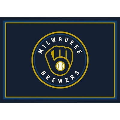 MLB Milwaukee Brewers 4"x6" Spirit Rug