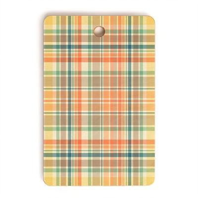 Sheila Wenzel-Ganny Pastel Country Plaids Cutting Board Rectangle - Deny Designs