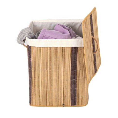 Wickerwise Collapsible Waterproof Laundry Hamper With Lid And