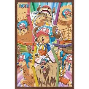 Trends International One Piece: Fishman Island - Tony Tony Chopper Group Framed Wall Poster Prints - 1 of 4