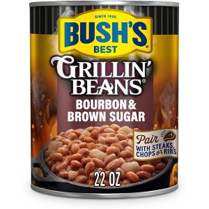 Bush's Gluten Free Bourbon and Brown Sugar Grillin' Beans - 22oz - 1 of 4