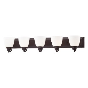 Livex Lighting Springfield 5 - Light Vanity in  Bronze - 1 of 4