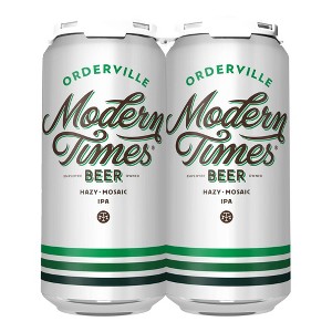 Modern Times Orderville IPA Beer - 4pk/16 fl oz Cans - 1 of 1