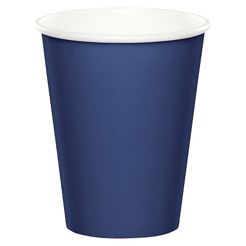 24ct Navy Blue Paper Cup Target