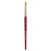 Princeton Velvetouch Round Brush, Synthetic Bristles, Short Handle Mixed Media Paintbrush, Scarlet, Size 10, Pack of 2 - 2 of 4