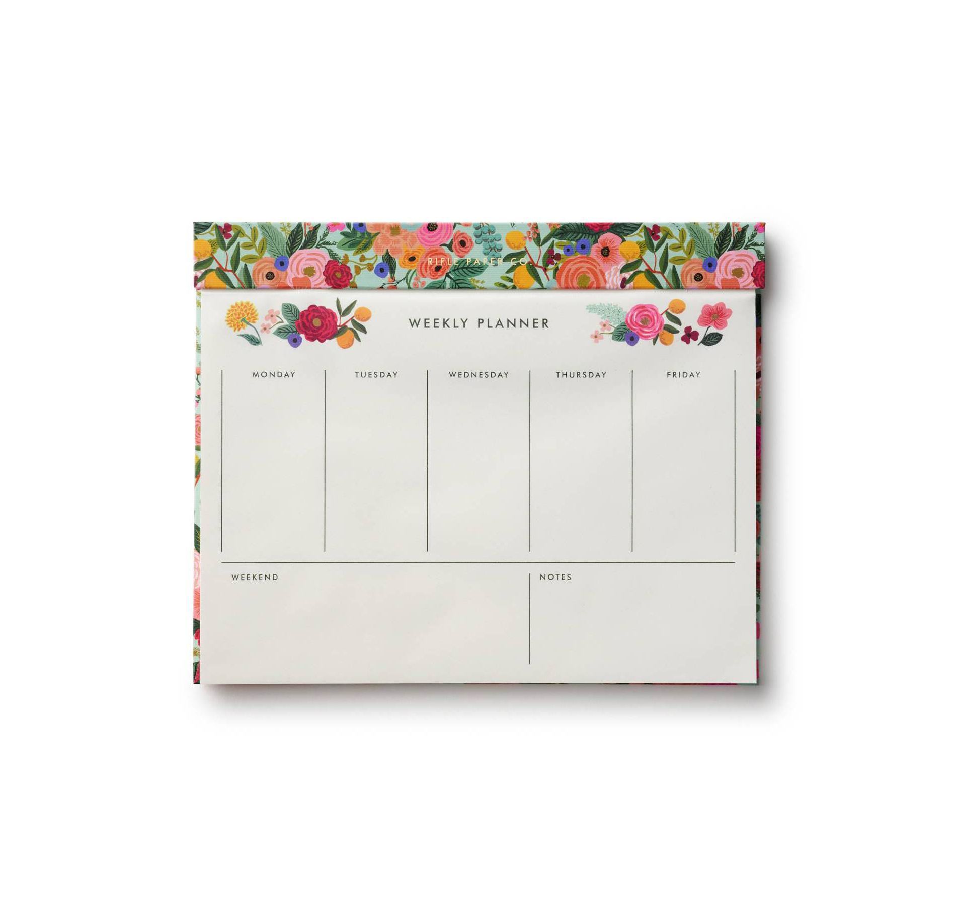 Rifle Paper Co. Garden Party Weekly Desk Planner