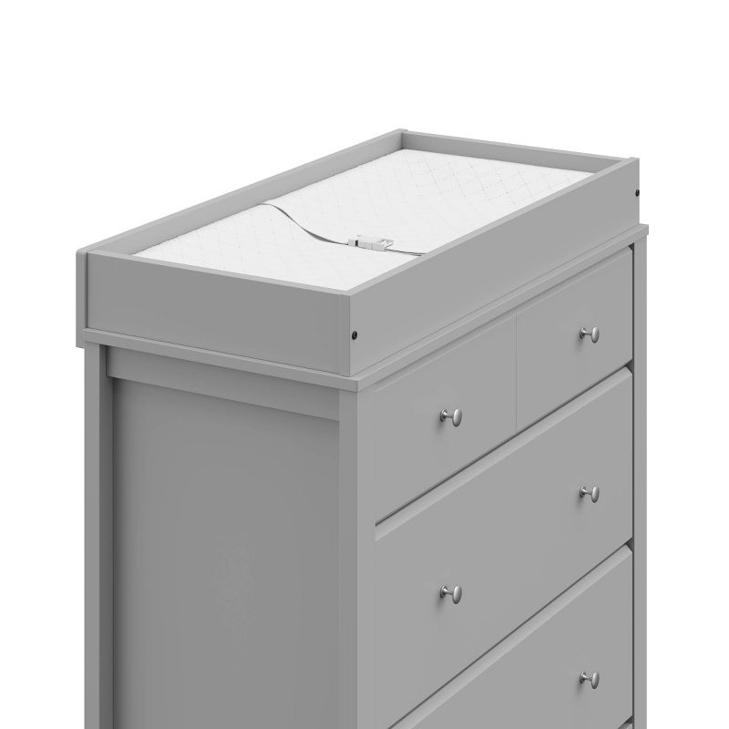 Storkcraft Carmel 3 Drawer Dresser with Interlocking Drawers with Changing Topper , 5 of 8