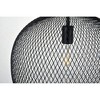Elegant Lighting Kenna 1 Light Black Pendant With Clear Glass - 4 of 4