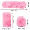 Unique Bargains Car Steering Wheel Cover with Handbrake Cover Gear Shift Cover Set - 4 of 4