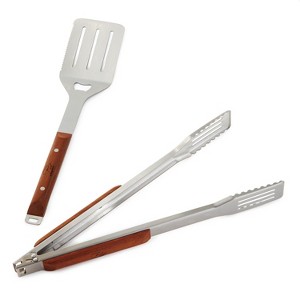 BergHOFF 2Pc Stainless Steel BBQ Tongs and Turner Set - 1 of 4