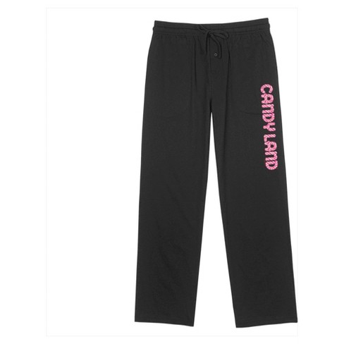 Men's Candy Land Classic Striped Logo Lounge Pants - Black - 2x Large :  Target