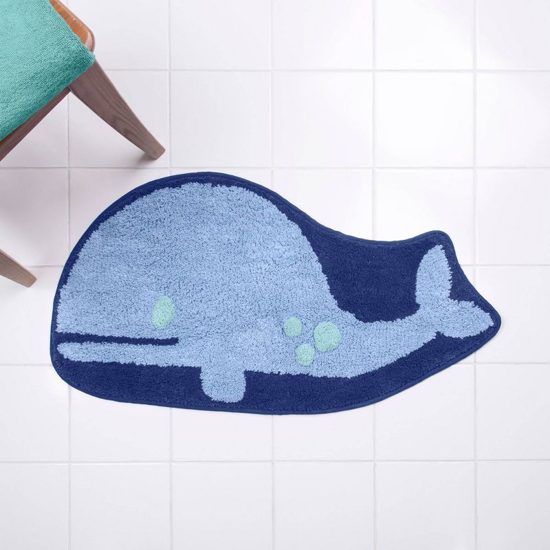 Whales Kids&#39; Bath Rug - Allure Home Creations, 3 of 6